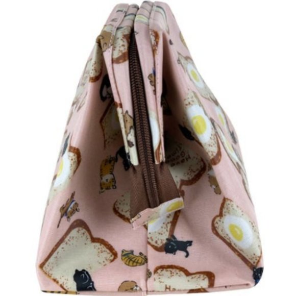 Waterproof Cat Large Opening Makeup Cosmetic Bag - Picture 2 of 16